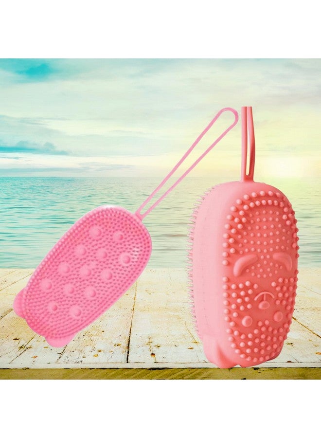 RENIAL® Silicone Body Brush - Soft Shower for Kids and Adults - Alternative to Traditional Back Scrubbers - Exfoliating Bath Scrubber (Pack of 1) - Image 1