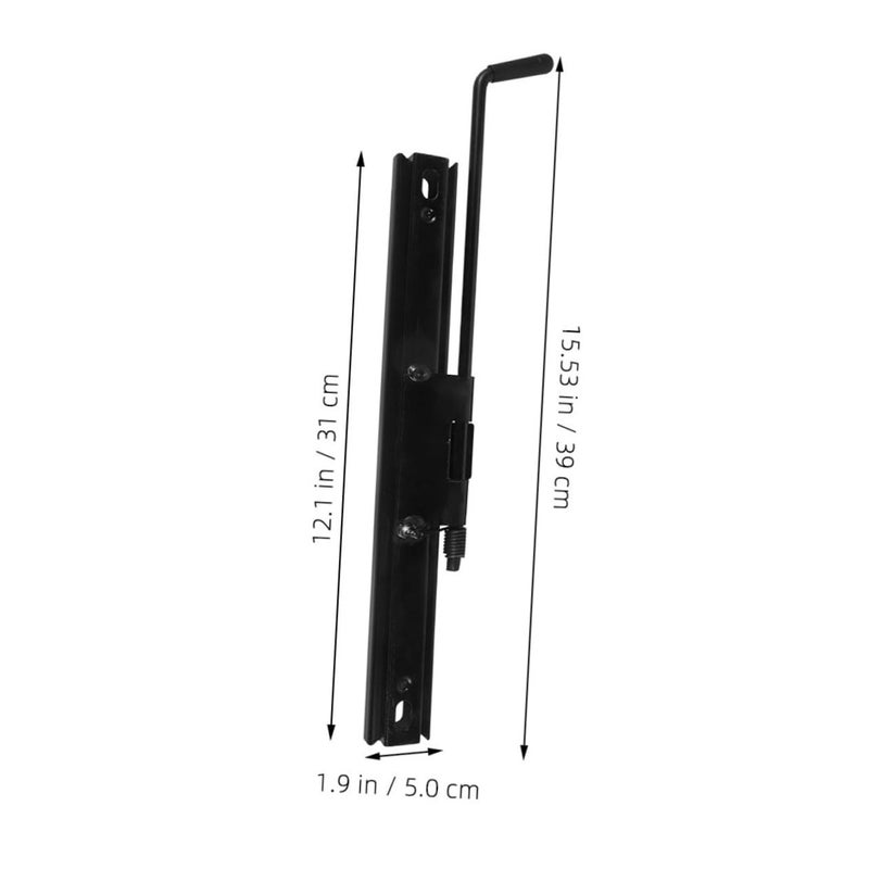 Go Kart Seat Mounting Rails Slider Tracks Hardware Kit 2 Pairs Black - Image 3