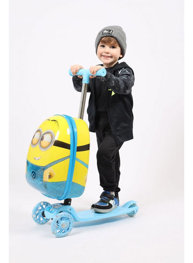 Kids Backpack Luggage Scooter for Travel And Its Inside Cross Straps keep Your Contents Secure and Organized  - Image 2