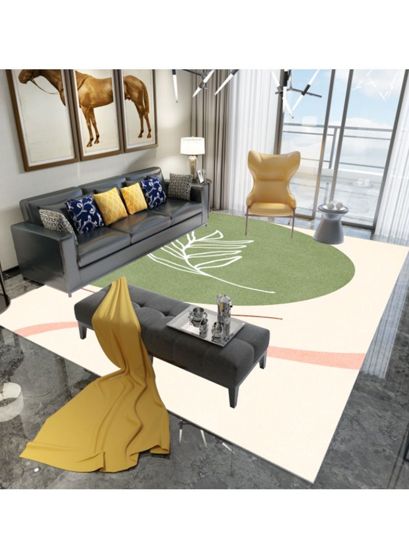 Sharpdo Modern Area Rugs Simple Short Pile Carpet Living Room Bedroom Rug Anti-slip Floor Mat Home Decor 160 x 230CM  - Image 2