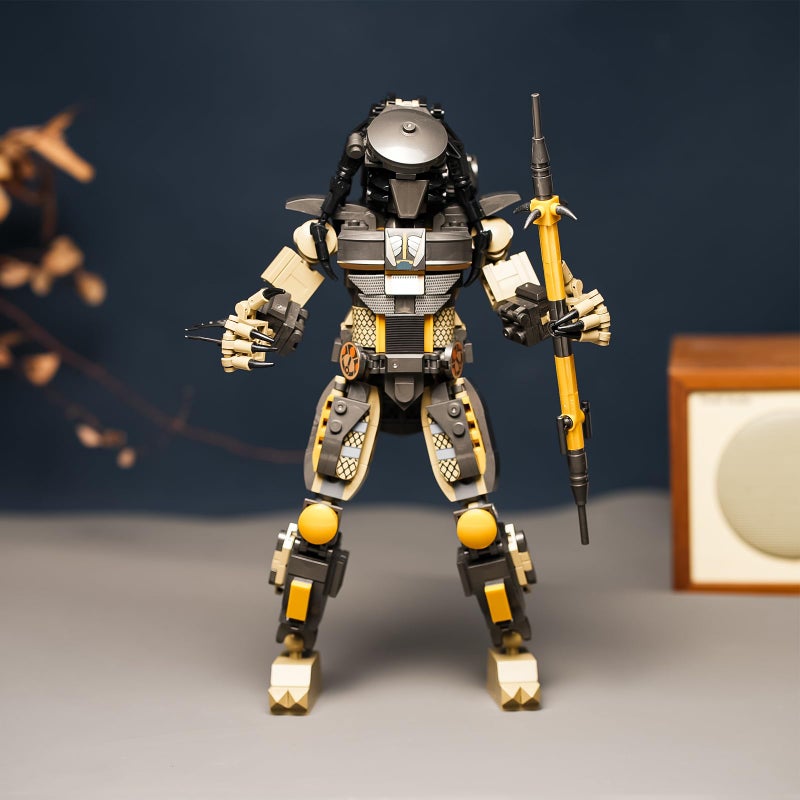 CHUANGPIN Xenomorph Horror Action Figure Building Kit Compatible with Lego for Adults,Cool Halloween Toy for Boys 8-14 Years Up 558pcs - Image 3