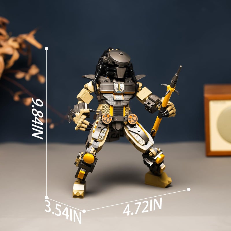 CHUANGPIN Xenomorph Horror Action Figure Building Kit Compatible with Lego for Adults,Cool Halloween Toy for Boys 8-14 Years Up 558pcs - Image 2