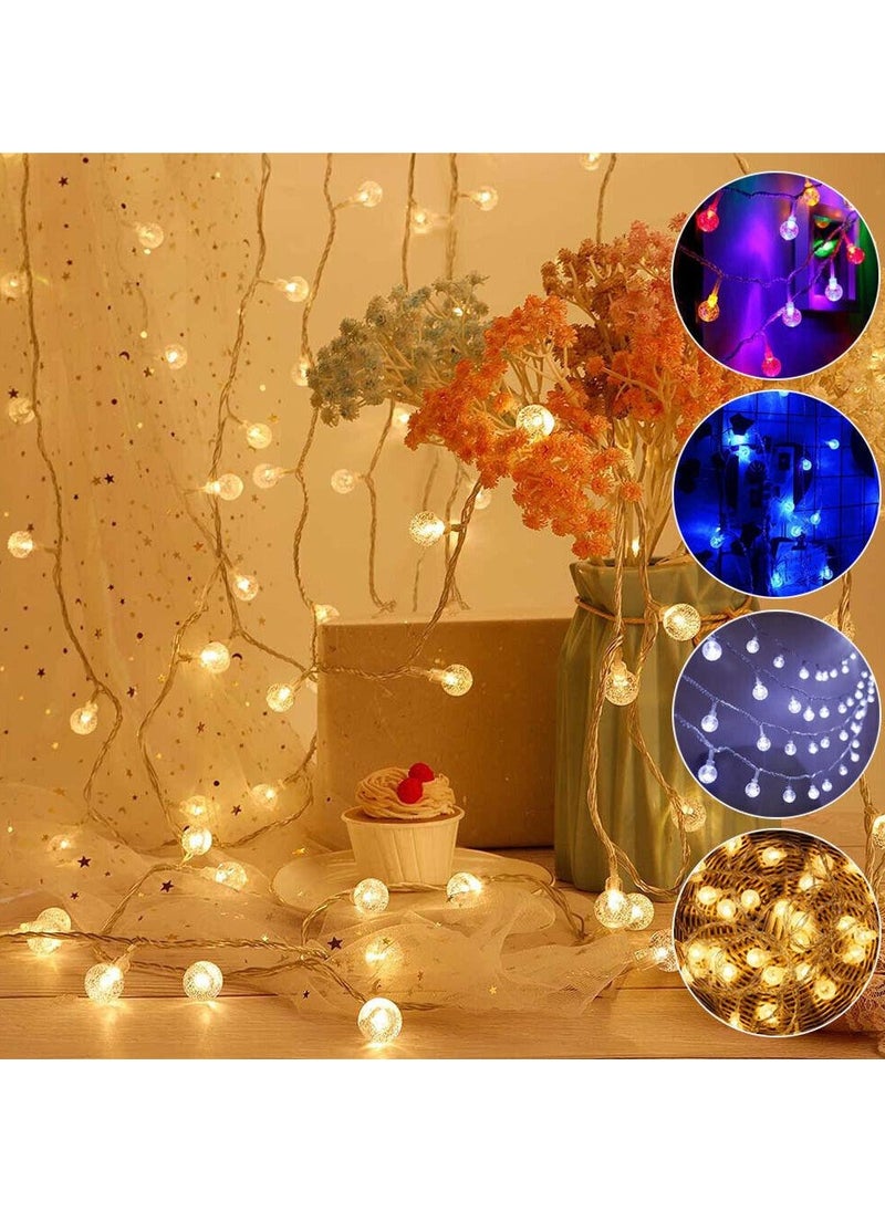 6M 40PCS LED Globe String Lights, USB/Battery Powered Bubble Crystal Ball String Lights, Indoor & Outdoor Hanging Lights for Party, Wedding, Garden, Patio, and Home Décor - pzsku/ZBD55366322775098F514Z/45/_/1725339181/19990d74-3431-490f-b905-51f34c42f546