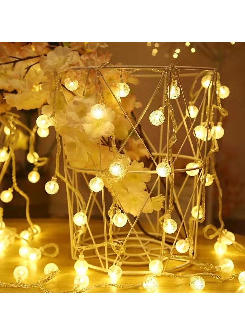 6M 40PCS LED Globe String Lights, USB/Battery Powered Bubble Crystal Ball String Lights, Indoor & Outdoor Hanging Lights for Party, Wedding, Garden, Patio, and Home Décor - pzsku/ZBD55366322775098F514Z/45/_/1725339182/4dd0a6df-2dcc-4ede-919f-d3691a97f4a3