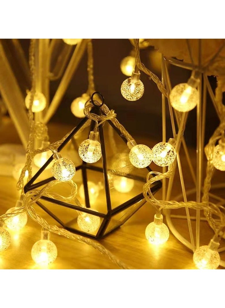 6M 40PCS LED Globe String Lights, USB/Battery Powered Bubble Crystal Ball String Lights, Indoor & Outdoor Hanging Lights for Party, Wedding, Garden, Patio, and Home Décor - pzsku/ZBD55366322775098F514Z/45/_/1725339192/d4b5e922-2d57-4795-8fe4-0b5b04caa0d2