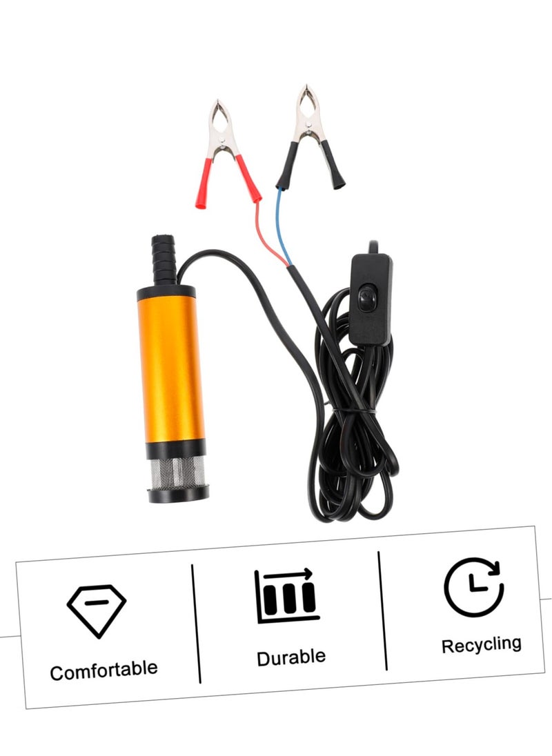 Electric Fuel Pump, Stainless Steel Oil Pump, Petrol Pump,Fluid Extractor Submersible Pump Transport Pump