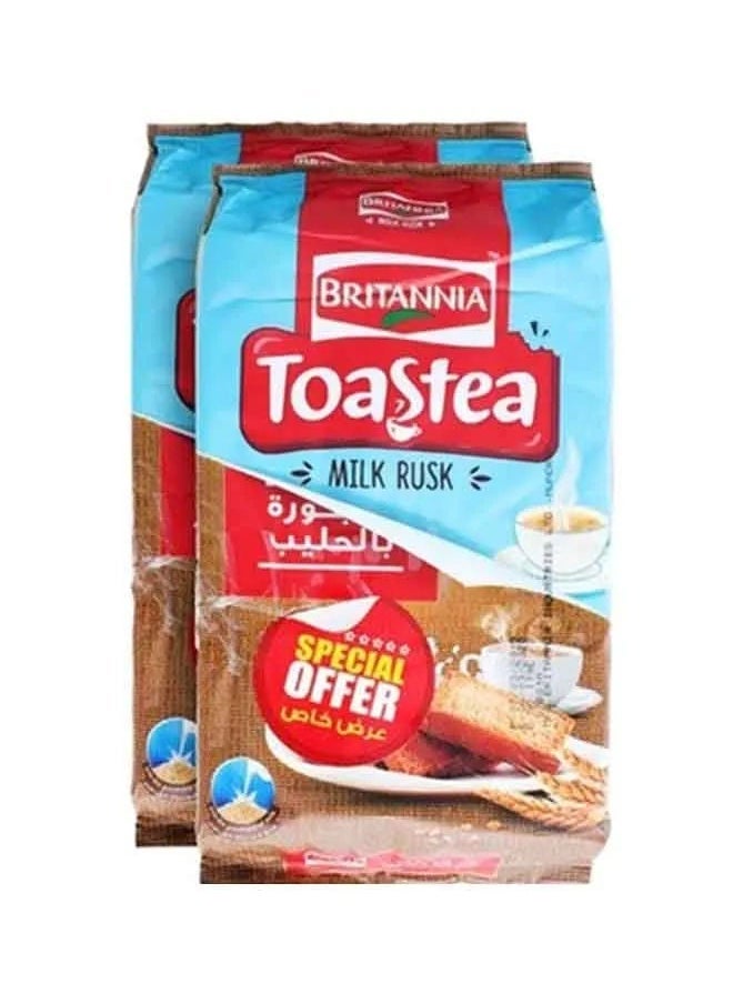 Britannia Milk Rusk, Pack Of 2 