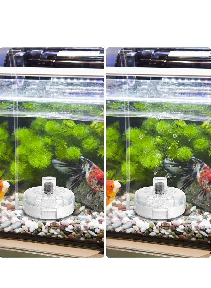 SYOSI Small Aquarium Filter Mini Sponge Filter with 2 Stage Filtration Fish Tank Water Filter Physical and biochemical filtration Transparent Filter Cartridges for 2-6 Gallon Aquarium Betta Fish Tank - Image 4