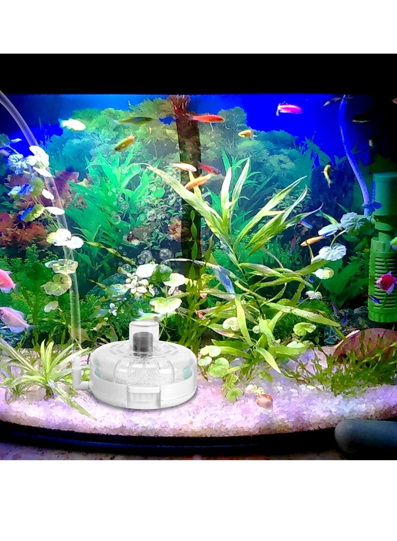 SYOSI Small Aquarium Filter Mini Sponge Filter with 2 Stage Filtration Fish Tank Water Filter Physical and biochemical filtration Transparent Filter Cartridges for 2-6 Gallon Aquarium Betta Fish Tank - Image 2