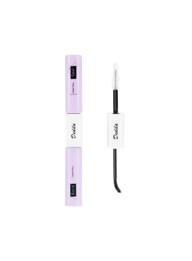 ديدلا رموش صناعية كبيرة مختلطة مقاس 12141618 مم، رموش صناعية فردية 120 مجموعة D Curl Volume + 2 في 1 بوند آند سيل + ملقط واحد (مجموعة الرموش مختلطة 12141618 مم) - Image 2