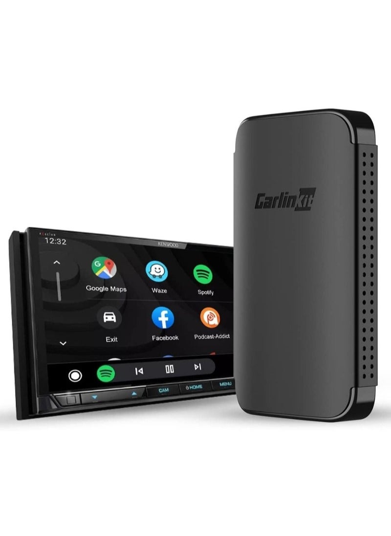 Carlinkit A2A Wireless Android Auto Adapter Excellent Stability Seamless Connection Easy Install Support Steering Wheel Controls Compatible With Factory Wired Android Auto Cars