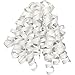 Jillson Roberts 6Count SelfAdhesive Grosgrain Curly Bows Available in 15 Colors White - Image 1