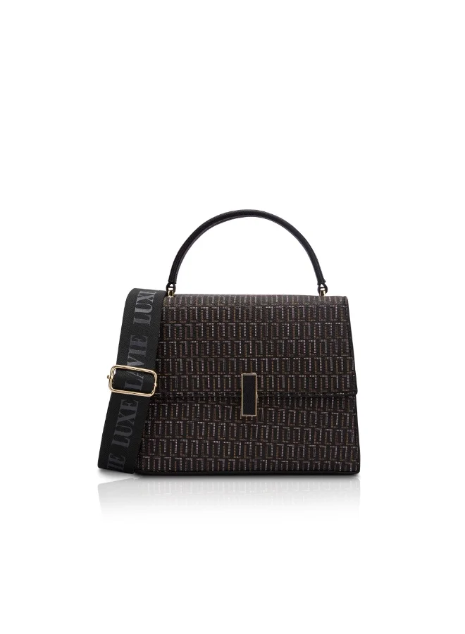 Luxe Mono Ipsy25 Women's Satchel (Black)
