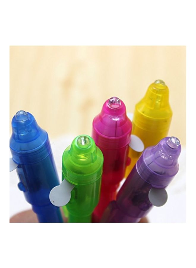 NIBEMINENT Pack Of 12 Magical Invisible Ink Pen Red/Blue/Pink - Image 3