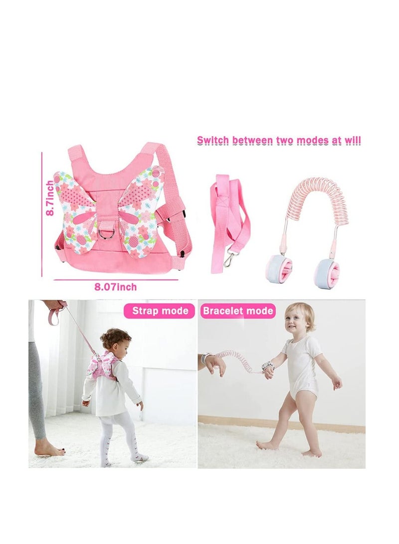 SYOSI Toddler Harness Leashes Anti Lost Wrist Link, Walking Wristband Safety Backpack for Toddlers, 3 in 1 Child Anti Lost Leash Baby Cute Assistant Strap Belt for Kids Girls Outdoor Activity  - Image 3