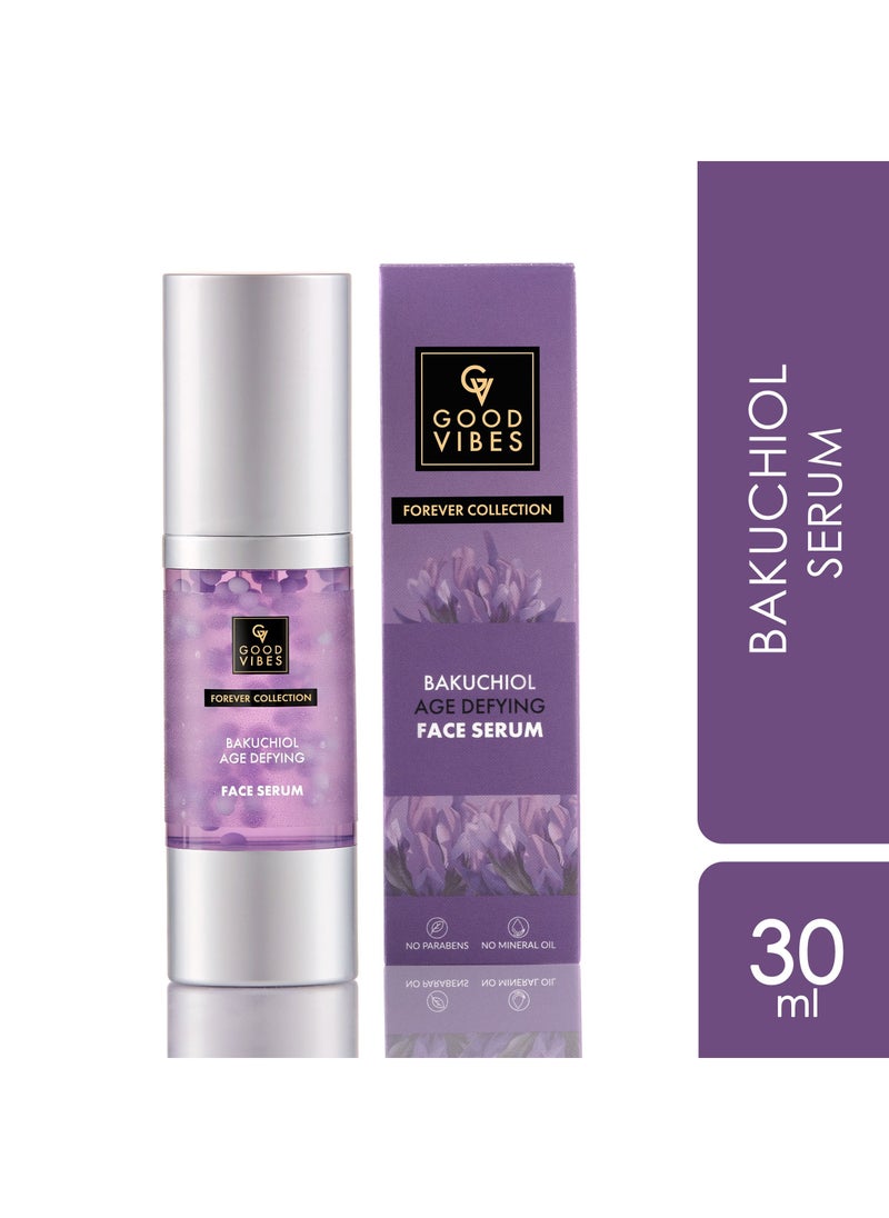 Good Vibes Good Vibes Bakuchiol Age Defying Face Serum - Lightweight Skin Brightening Formula - Rich In Antioxidant - Intense Moisturising - Youthful Radiance - Reduce Fine Line - No Sulphate & Paraben - 30 ML  - Image 1