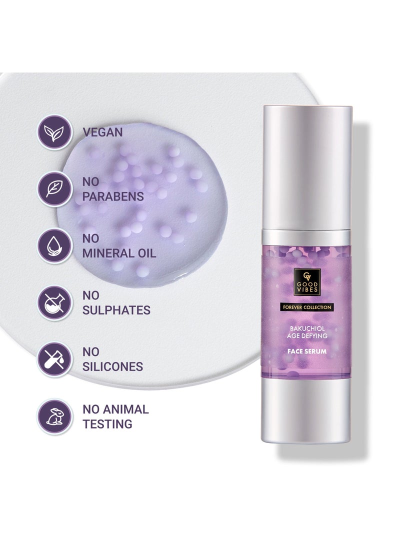 Good Vibes Good Vibes Bakuchiol Age Defying Face Serum - Lightweight Skin Brightening Formula - Rich In Antioxidant - Intense Moisturising - Youthful Radiance - Reduce Fine Line - No Sulphate & Paraben - 30 ML  - Image 5