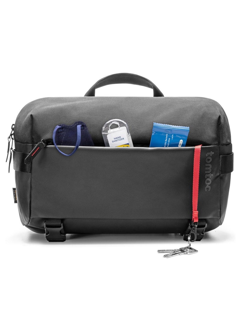 Tomtoc Explorer-T21 Laptop Messenger Shoulder Bag for 13 inch iPad Pro/Air, 13 inch MacBook Pro/Air, Minimalist Chest Crossbody Bag, Water-resistant Everyday Carry Pack for Business, Travel  - Image 2