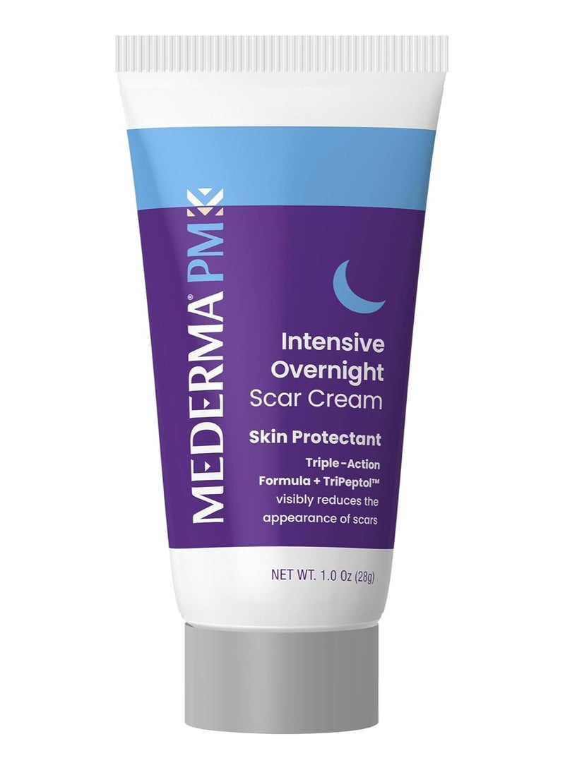 Mederma PM Intensive Overnight Scar Cream, Works with Skin's Nighttime Regenerative Activity, Clinically Shown to Make Scars Smaller and Less Visible, 1.0 Oz (28g) - Image 2