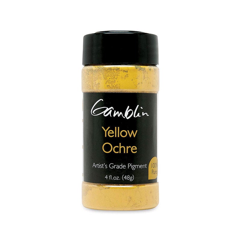 Gamblin Dry Pigment 4 Oz Yellow Ochre - Image 2