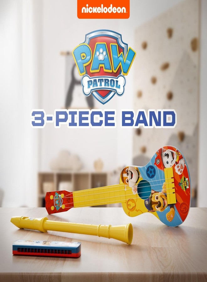 Lollipop مجموعة أدوات موسيقية من 3 قطع من لولي بوب باترول - هارمونيكا إنقاذ، يوكليلي، وثلاثي فلوت - مجموعة أدوات موسيقية للأطفال الصغار - Image 2