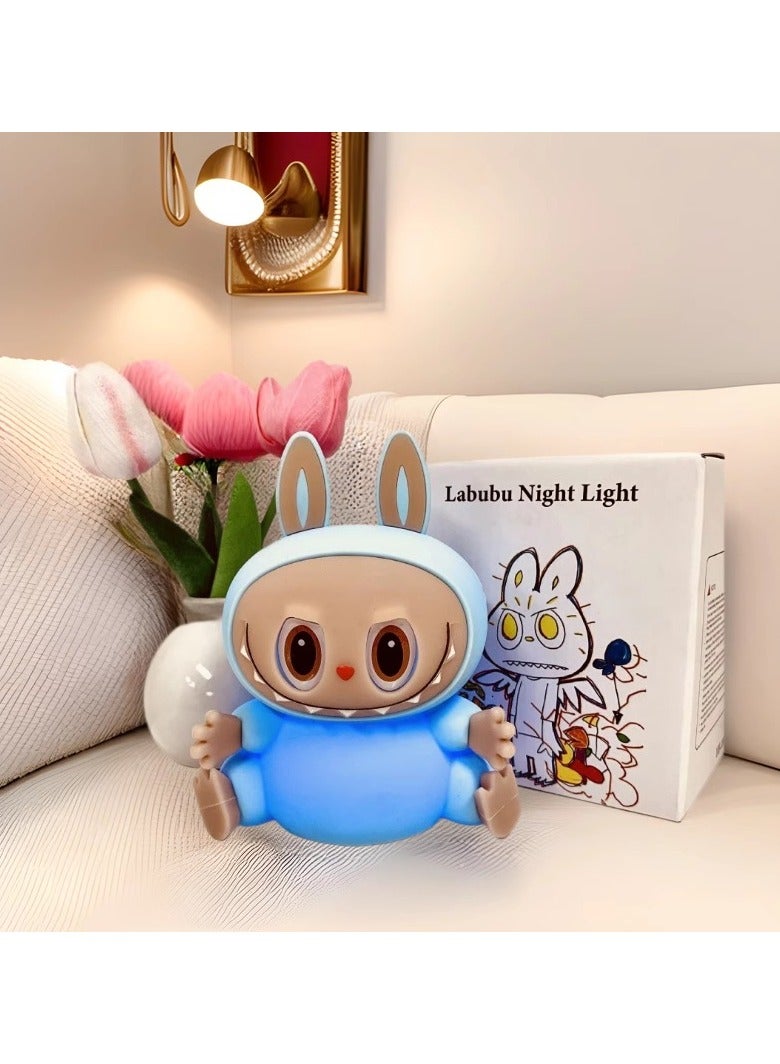 general Bedside Lamp LED Soft Light Labubu Night Light Children's Room Sleep Companion Light Lap Light USB - Image 2