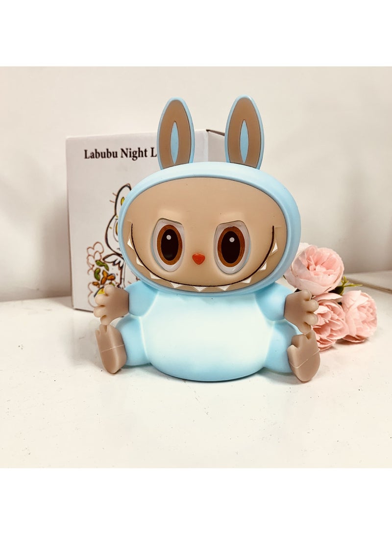 general Bedside Lamp LED Soft Light Labubu Night Light Children's Room Sleep Companion Light Lap Light USB - Image 3