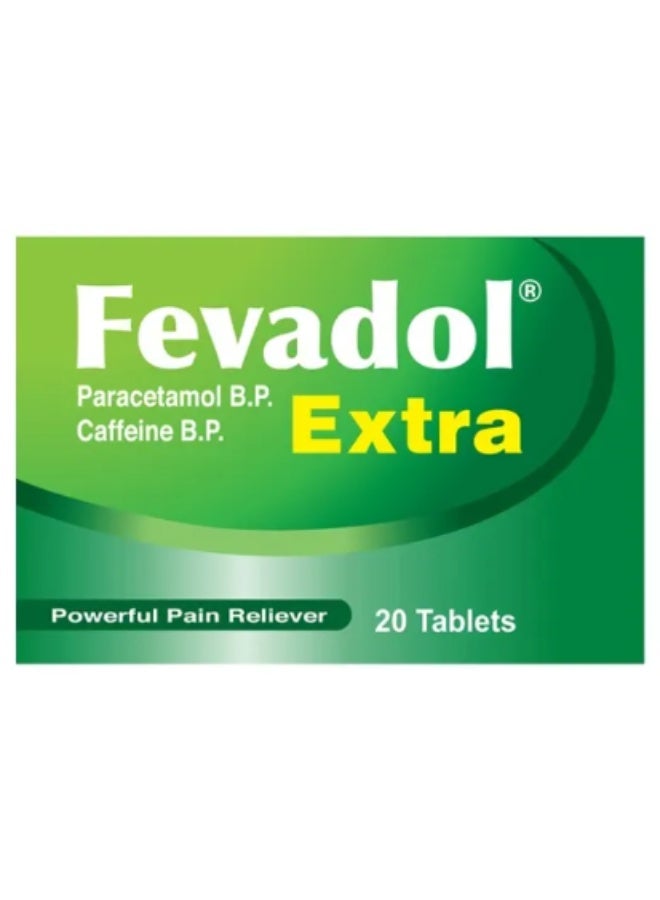 Fevadol Extra 20 Tablets – Effective Headache, Fever & Body Pain Relief - Image 2