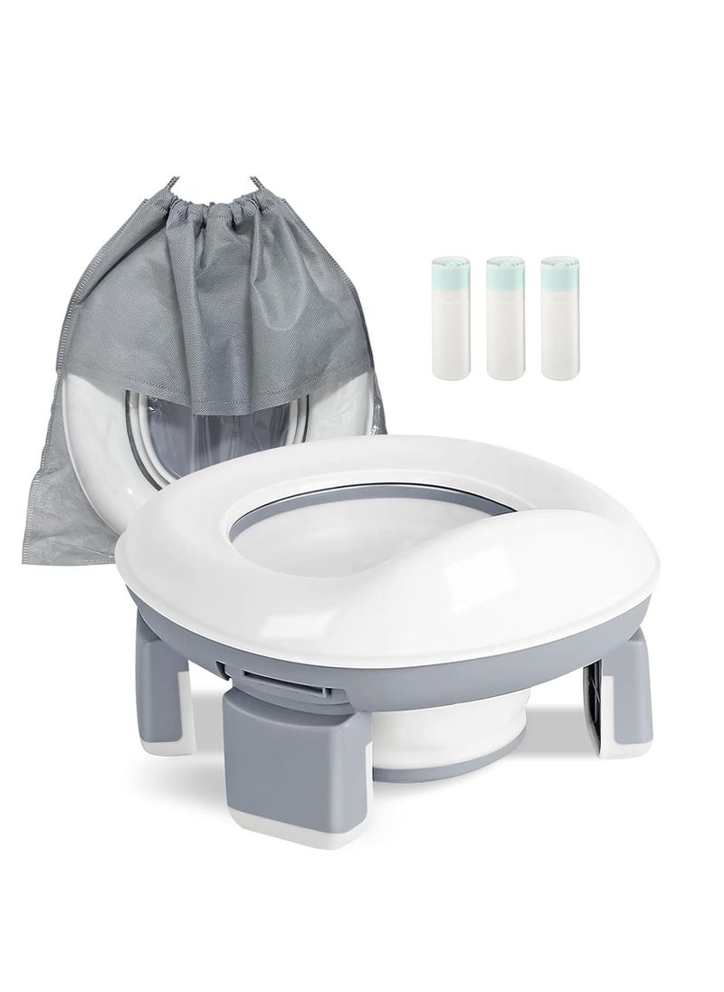 Gonice Travel Potty for Toddlers, Potty Training Toilet for 1-4 Years Boys Girls  - Image 1