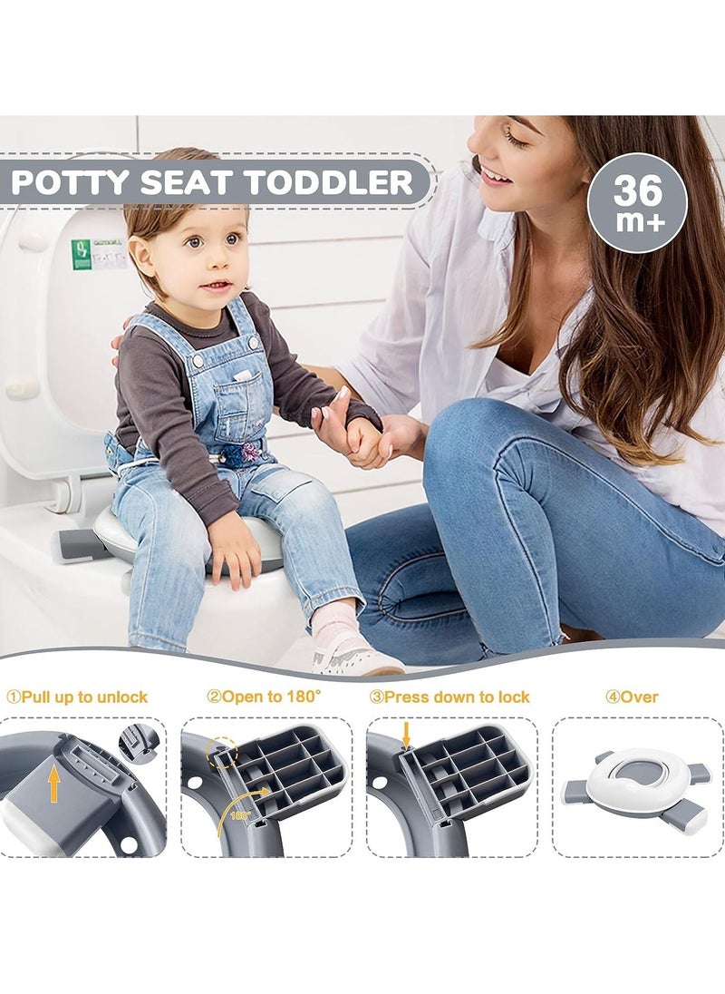 Gonice Travel Potty for Toddlers, Potty Training Toilet for 1-4 Years Boys Girls  - Image 5