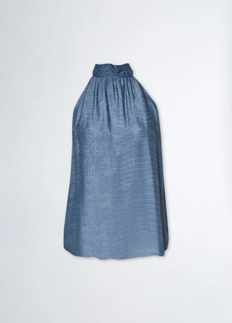 Liu Jo Printed silk top