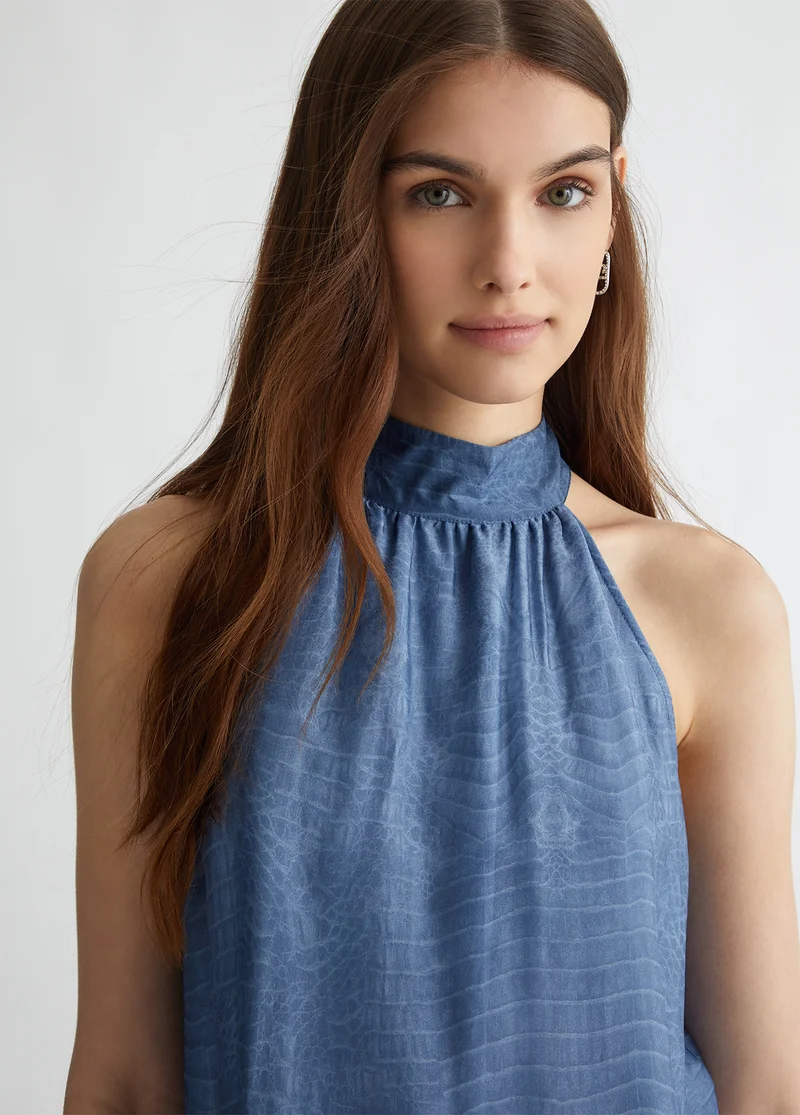 Liu Jo Printed silk top