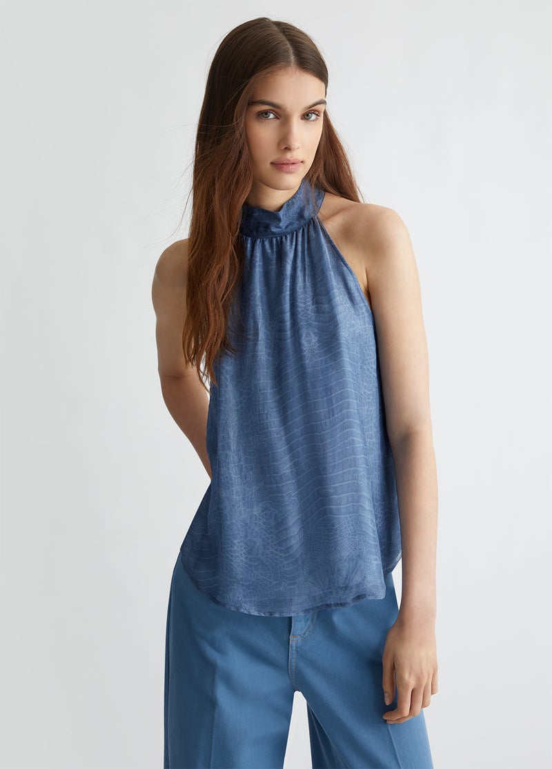 Liu Jo Printed silk top - Image 1