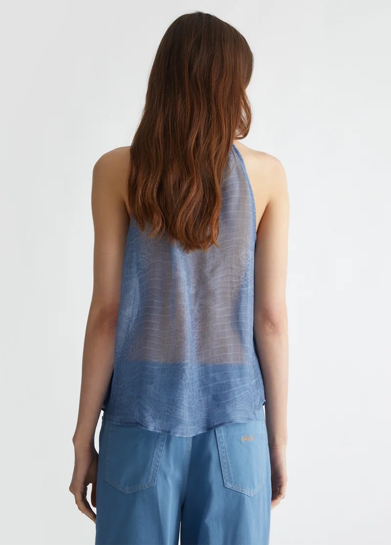 Liu Jo Printed silk top