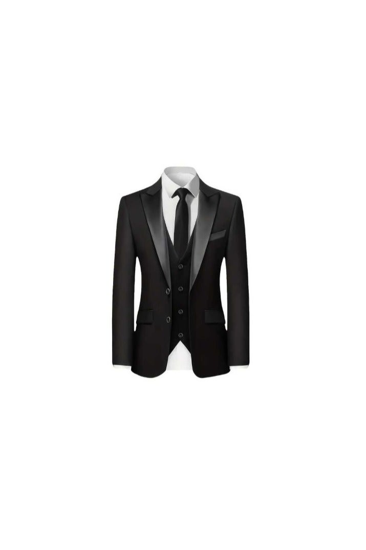 Shein 3 Piece Men's Suit Blazer, Inner Vest, and Pants - Image 3