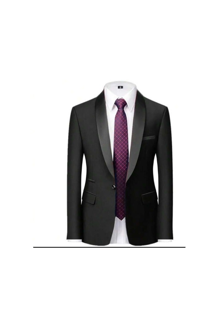 Shein 3 Piece Men's Suit Blazer, Inner Vest, and Pants - Image 2
