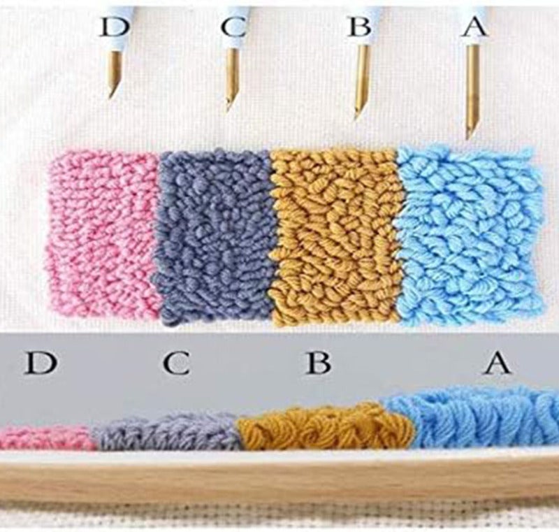 Poking Yoke Kit: 50% More Knitting Wool, Superb Linen Material, Vivid Patterns - Embroidery Set for DIY Beginners Home Decor Crafts - Image 5