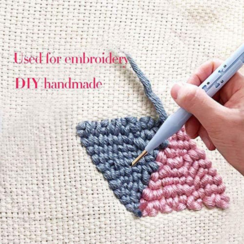 Poking Yoke Kit: 50% More Knitting Wool, Superb Linen Material, Vivid Patterns - Embroidery Set for DIY Beginners Home Decor Crafts - Image 4