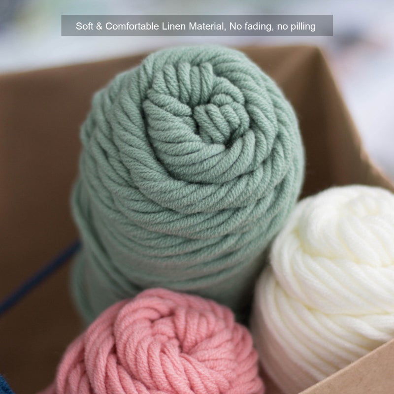 Poking Yoke Kit: 50% More Knitting Wool, Superb Linen Material, Vivid Patterns - Embroidery Set for DIY Beginners Home Decor Crafts - Image 3