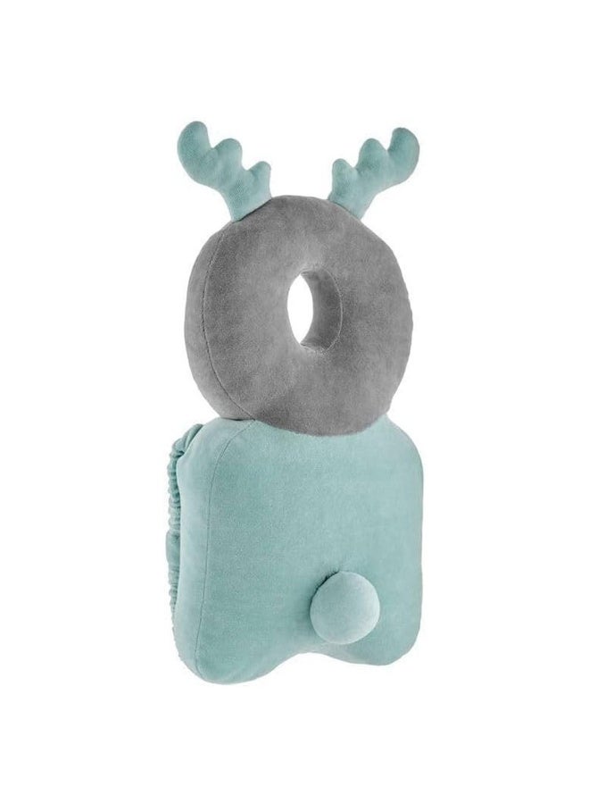 BabyJem وسادة حماية جناح الملائكة للرضع من 0-6 أشهر - رمادي/ أخضر