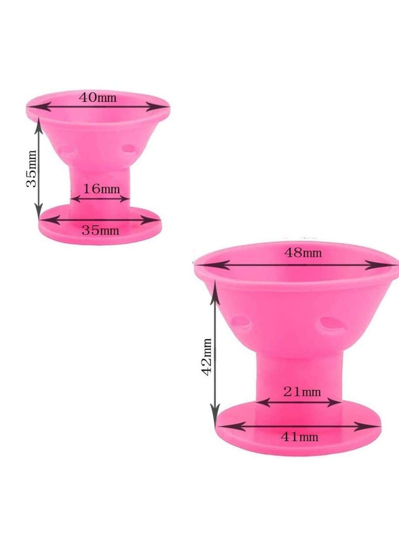 Y&D 20 Pcs Silicone Hair Curlers Set,Magic Rollers No Heat Easy Styling Sleep In Creative DIY Tools  - Image 2