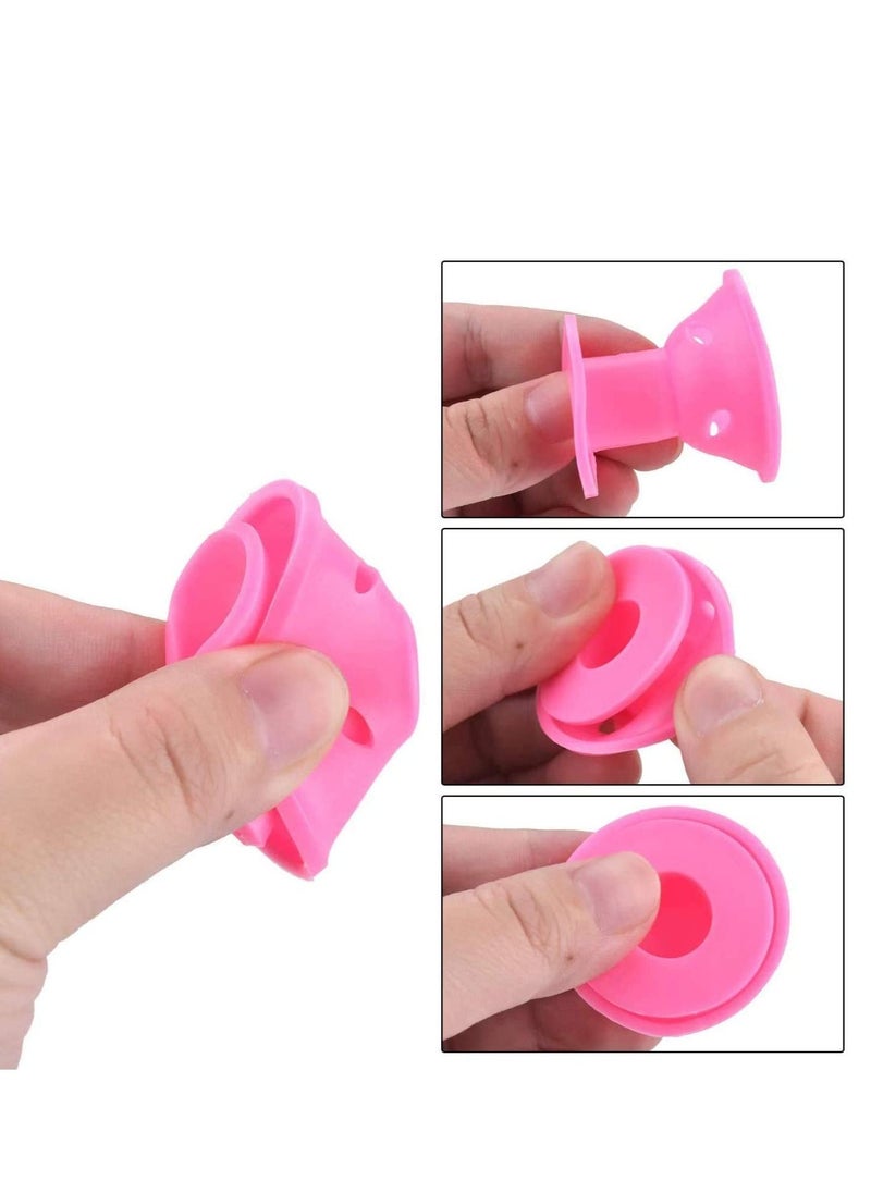 Y&D 20 Pcs Silicone Hair Curlers Set,Magic Rollers No Heat Easy Styling Sleep In Creative DIY Tools  - Image 3