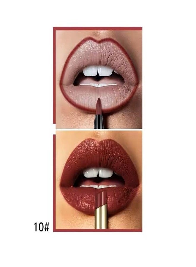 Futaba Double-Headed 2 In 1 Matte Lipstick Lip Liner - 10 - Image 4