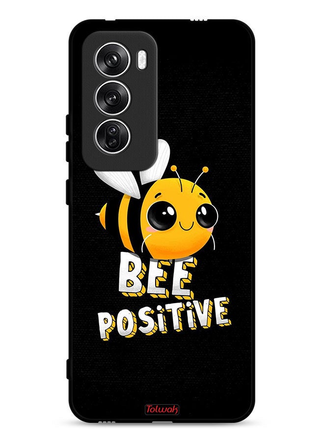 Tolwak Oppo Reno12 5G Protective Case Cover Bee Positive - Image 1