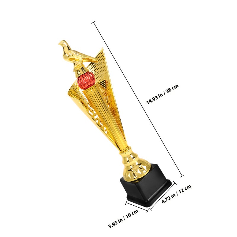 كأس كرة قدم لبطولات رياضية، تصميم أنيق مع رمز الحمامة - Image 2