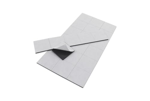 Master Magnetics مربعات مغناطيسية صغيرة 08057 مع لاصق، 1/16X1 إنش، عبوة من 24 - Image 1