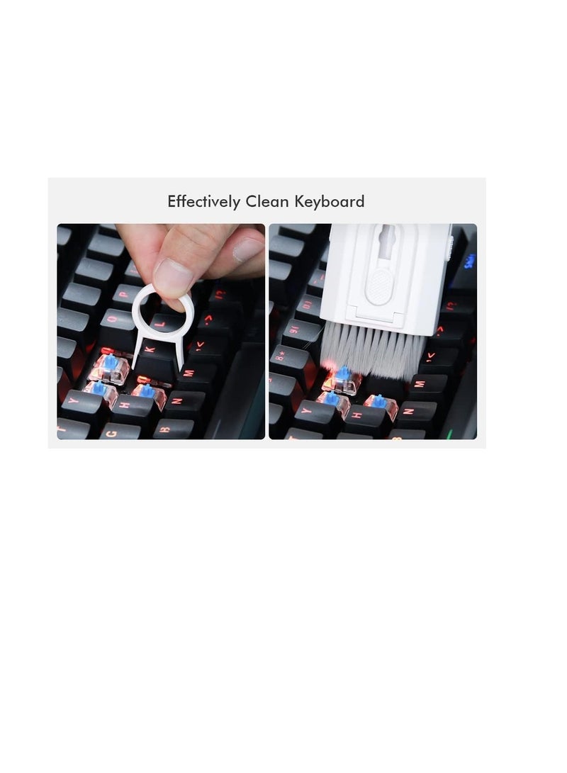 Cool Baby Brush Portable Electronics Keyboard Cleaning Tools, Cleaner Keycap Puller Kit (WHITE) - Image 3