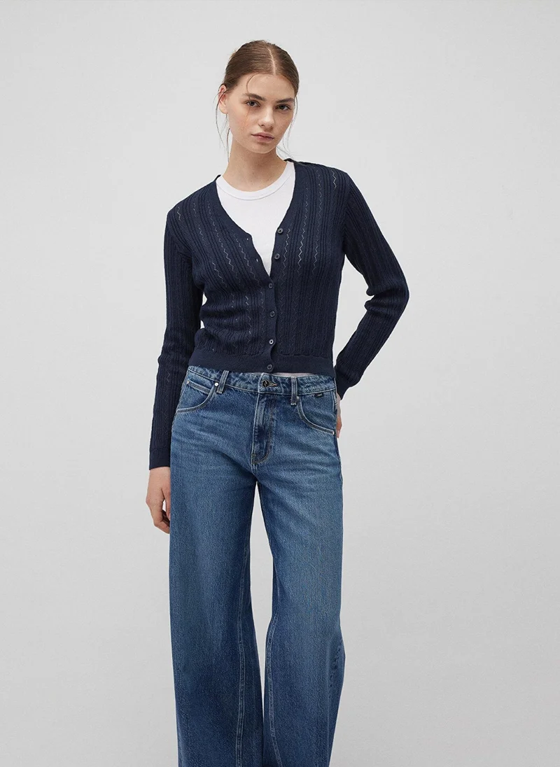 MAVI Buttoned Navy Cardigan