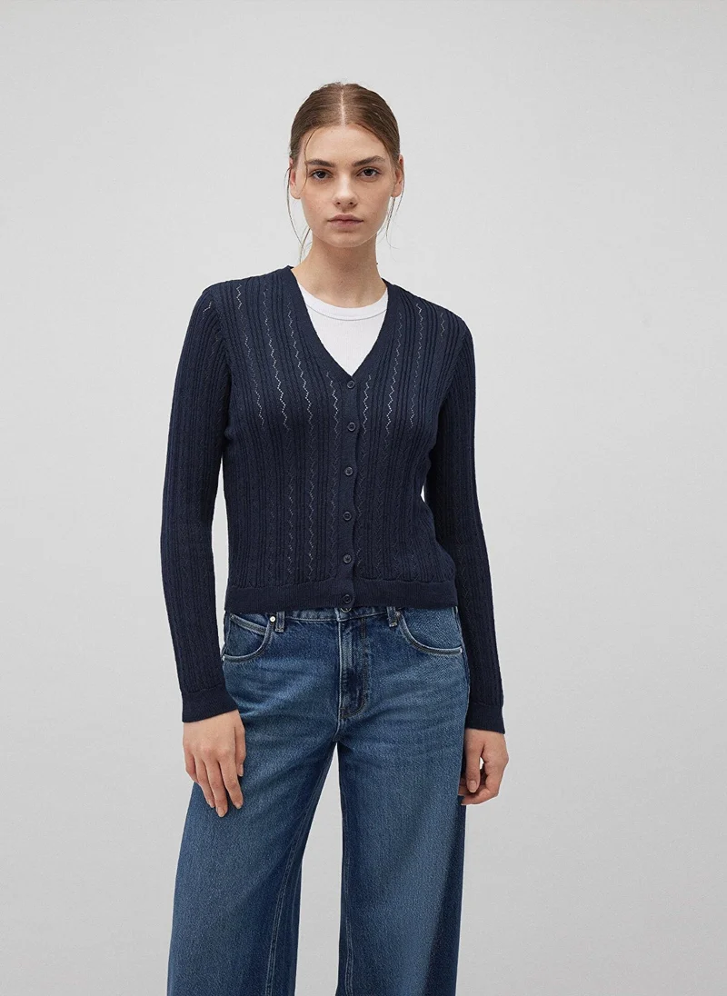 MAVI Buttoned Navy Cardigan