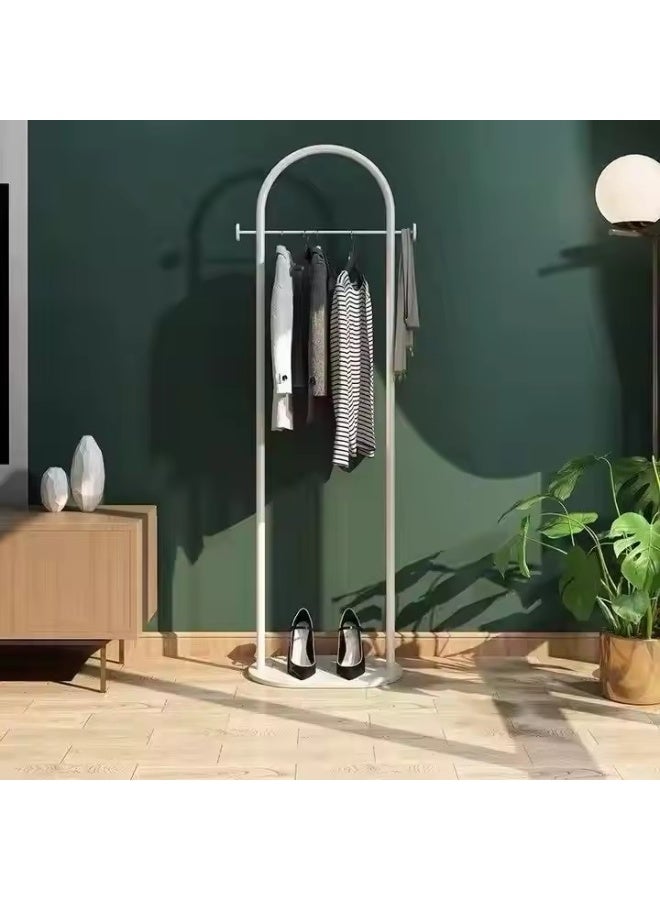 Y&D Metal Coat Rack White Coat Rack Freestanding  With Marble Base Floor-standing Coat Stand Floor Hanger 170*45CM  - Image 2